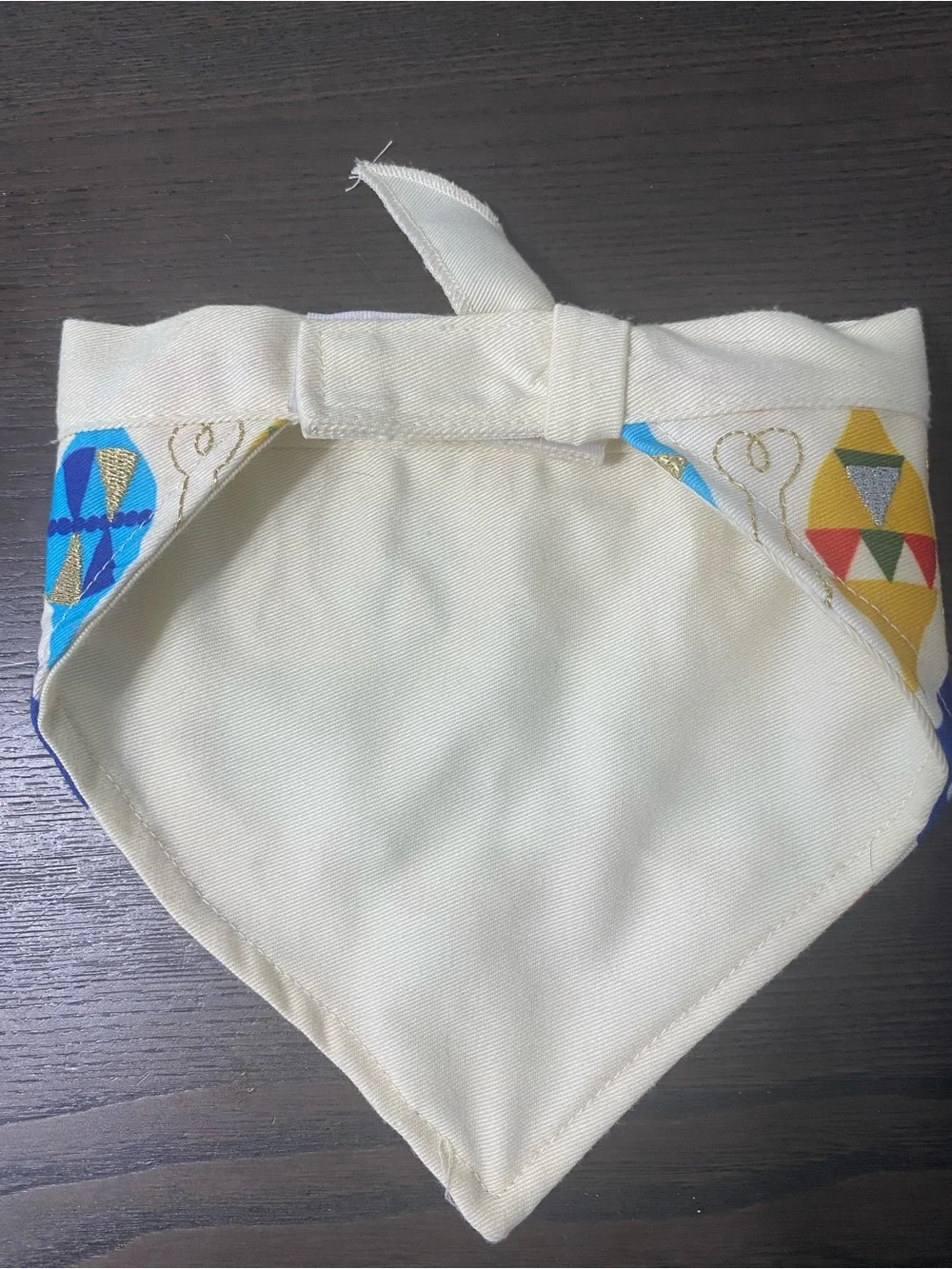 Dog Bandana - Cream Multicolor